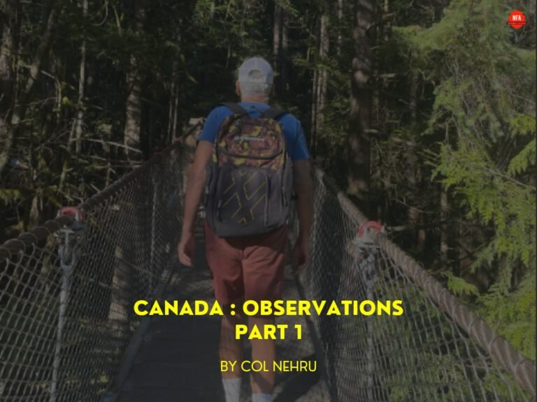 Canada: Observations Part 1