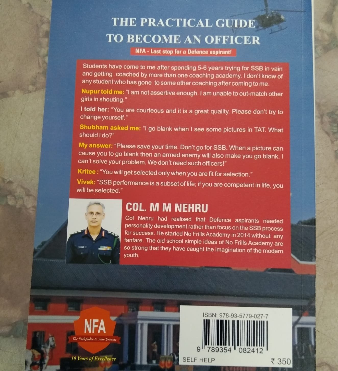 The Practical Guide to Become an Officer - Hard Copy - Best SSB Book by Col Nehru - Image 4