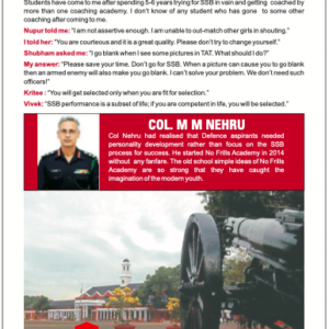 Col Nehru Book - SSB book - The Practical Guide to Become an Officer