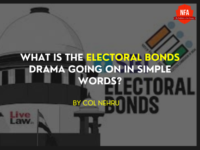 What is the electoral bonds drama going on in simple words?