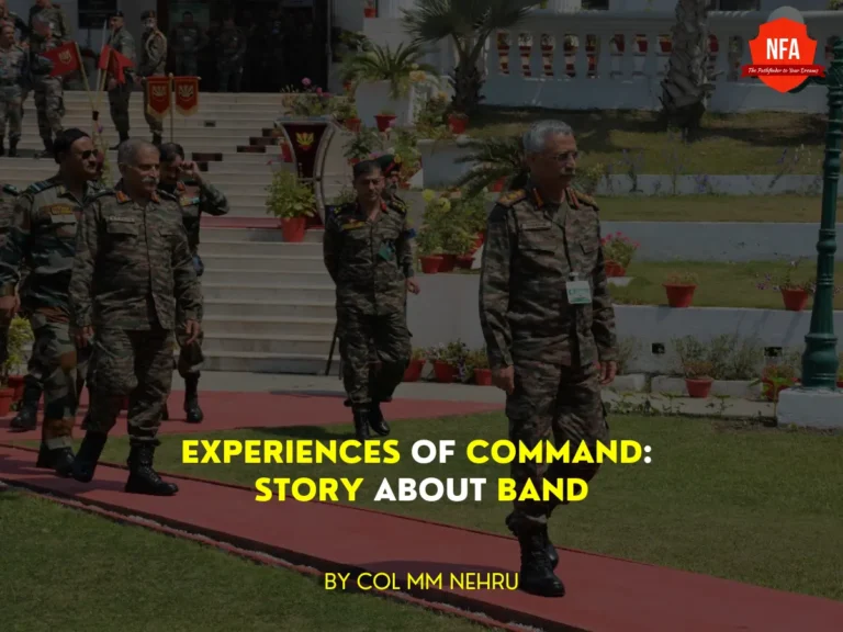 army experience of col nehru