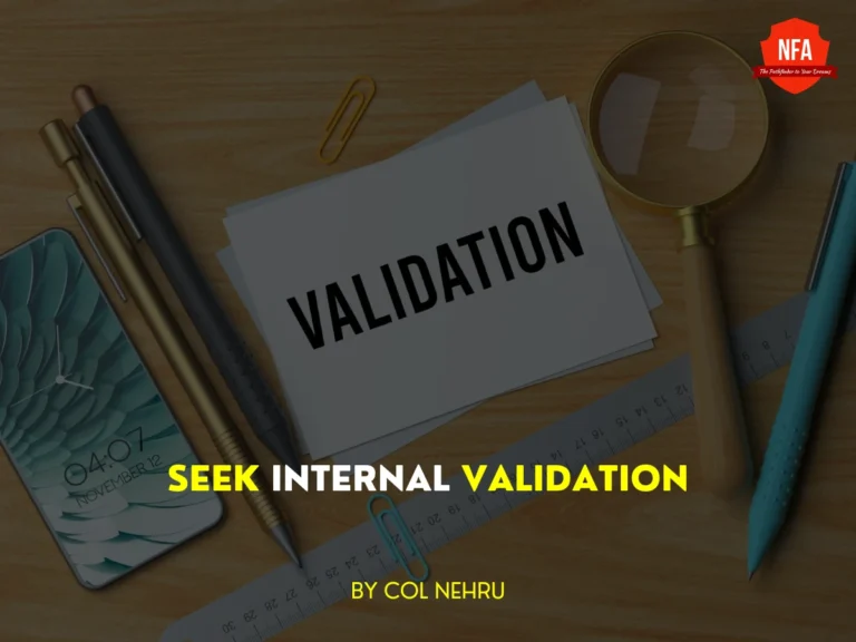 seek internal validation