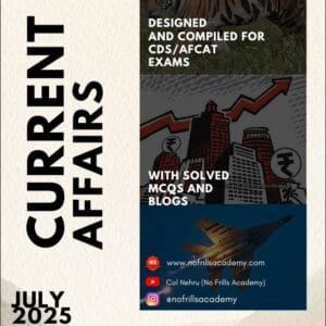 Current Affairs August 2025 by No Frills Academy